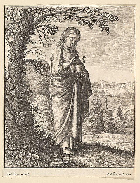 St. John the Evangelist 1650-After Adam Elsheimer, Poster Print Wall Art