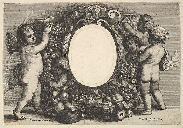 Paedopaegnion - Third Title Page 1651-Wenceslaus Hollar, Poster Print Wall Art