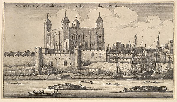 Tower of London 1625–77-Wenceslaus Hollar, Poster Print Wall Art