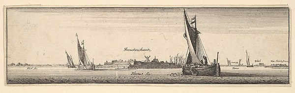 Schenkenschanz 1642–1644-Wenceslaus Hollar, Poster Print Wall Art