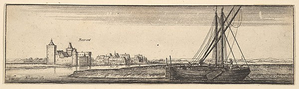 Ruhrort 1642–44-Wenceslaus Hollar, Poster Print Wall Art