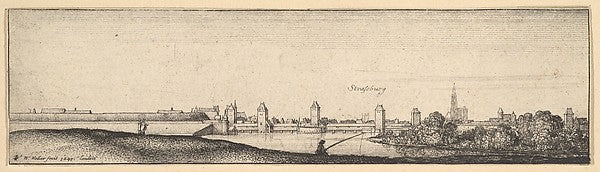 Strasbourg 1642–44-Wenceslaus Hollar, Poster Print Wall Art