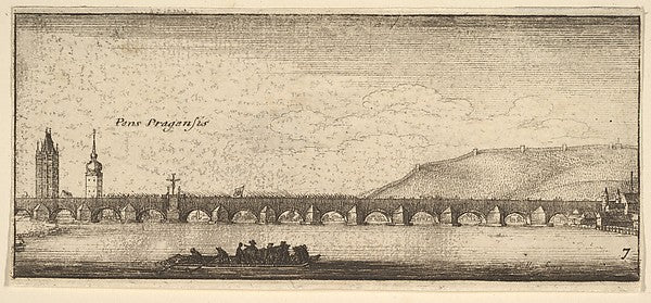 Prague 1652–77-Wenceslaus Hollar, Poster Print Wall Art