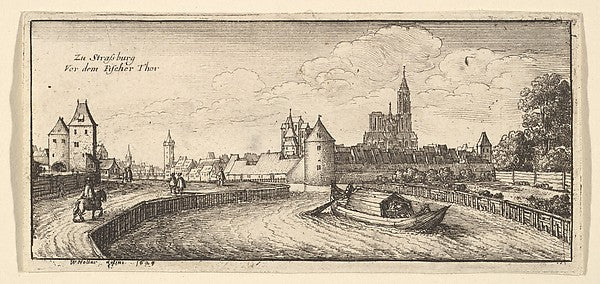 Strasbourg 1663–65-Wenceslaus Hollar, Poster Print Wall Art