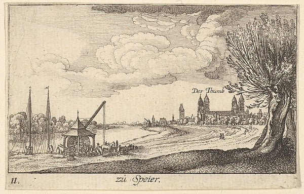 Speyer 1635-Wenceslaus Hollar, Poster Print Wall Art