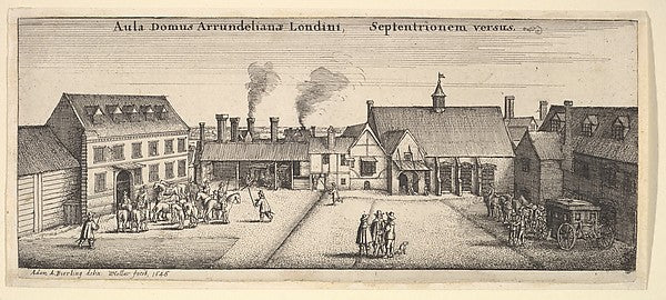 Arundel House from the North 1646-After Adam Alexius Bierling, Poster Print Wall Art