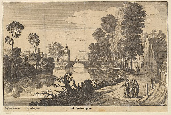 Antwerp 1625–77-After Sebastiaen Vrancx, Poster Print Wall Art