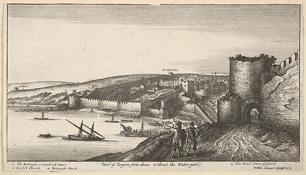 Part of Tangier from aboue without the Water-gate 1670-Wences, Poster Print Wall Art