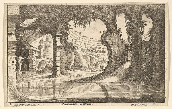 Amphitiatri Romani c1650-After Sebastiaen Vrancx, Poster Print Wall Art