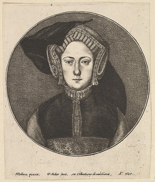 Unknown Woman 1647-After Hans Holbein the Younger, Poster Print Wall Art