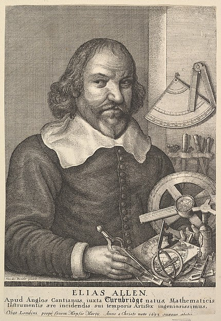 Elias Allen 1666-After Hendrik van der Borcht II, Poster Print Wall Art