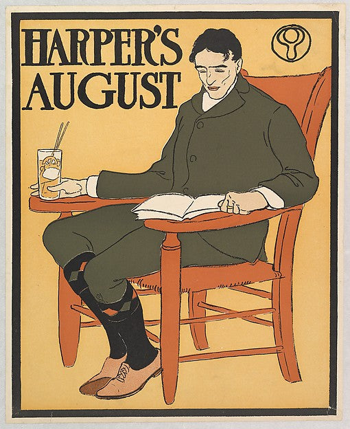 Harper's: August 19th–20th cent-Edward Penfield,16x12"(A3)Poster