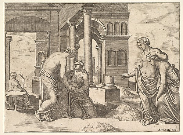 Plate 22: Venus ordering Psyche to Sosort a heap of grain fro,16x12"(A3)Poster