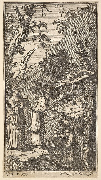 The New Metamorphosis Plate 7: The Cardinal a Hermit and Don, Poster Print