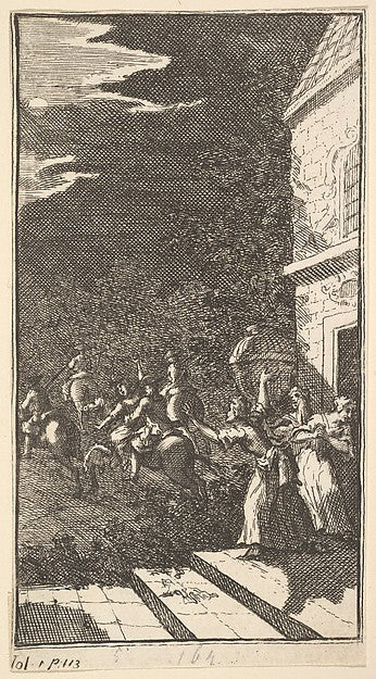 The New Metamorphosis Plate 3: The Bandits Abduct Camilla 172, Poster Print