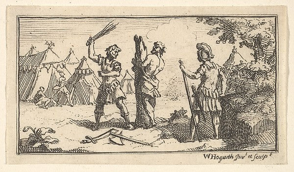 Fustigatio after 1725-William Hogarth ,16x12"(A3)Poster