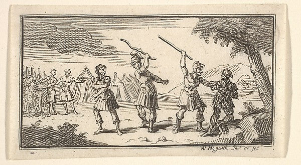 Fustium Admonitio after 1725-William Hogarth ,16x12"(A3)Poster