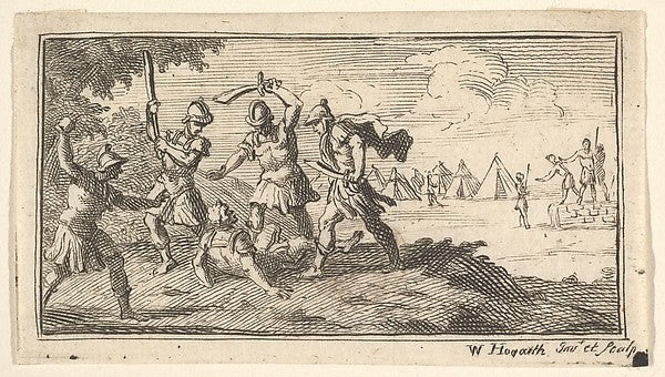 Beheading after 1725-William Hogarth ,16x12"(A3)Poster