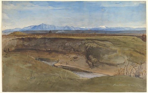 Landscape near Rome 1867-August Leopold Venus , Poster Print