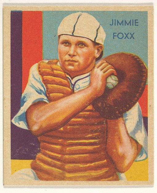 :Jimmie Foxx from the Diamond Stars series for the National -16x12"(A3) Poster