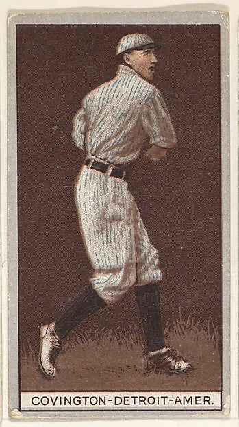 :Covington Detroit American League from the Brown Background-16x12"(A3) Poster