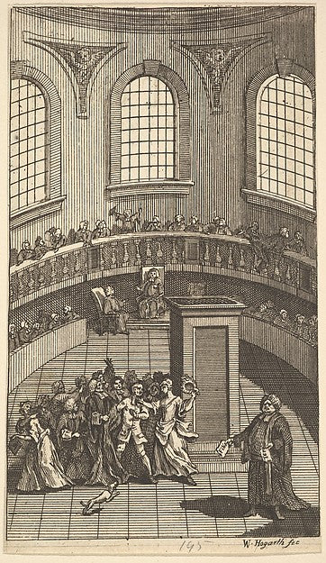 Frontispiece to Nicholas Amhurst's "Terrae-Filius" June 1726-W,16x12"(A3)Poster