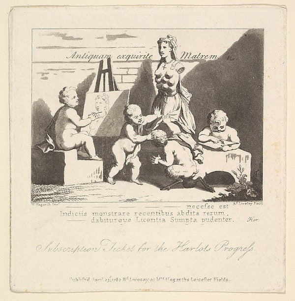 Boys Peeping at Nature April 23, 1782-Richard Livesay,After Wi, Poster Print