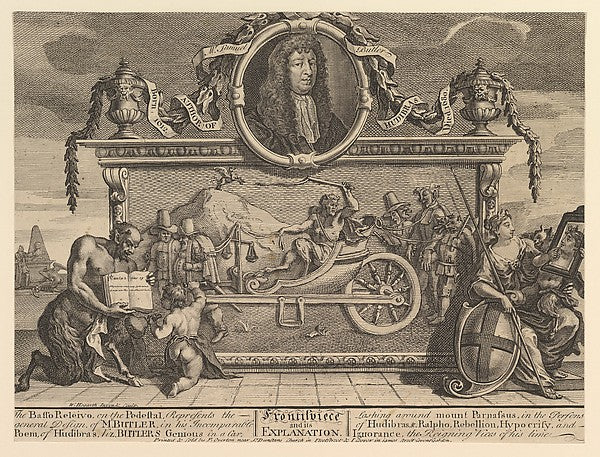 Frontispiece and Its Explanation: Twelve Large Illustrations f, Poster Print