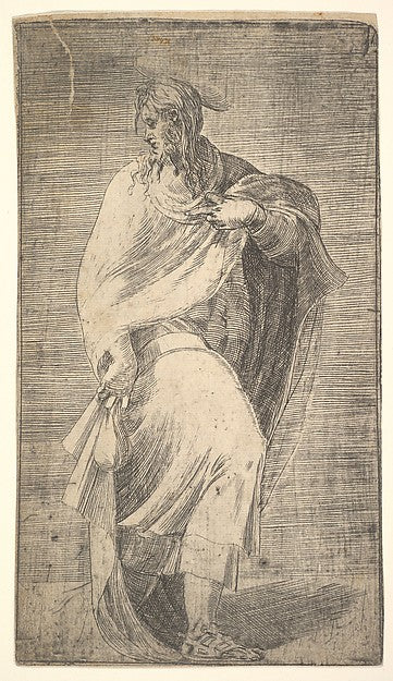 Saint Matthew from 'Christ and the Apostles' c1548–50-Andrea , Poster Print