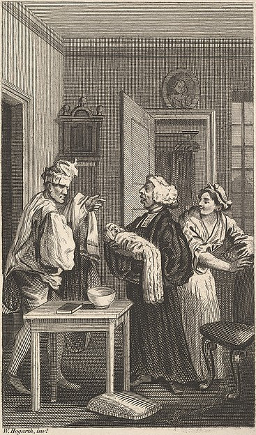 Illustration to "Tristram Shandy " Volume 4 19th cent-After Wi, Poster Print Wall Art