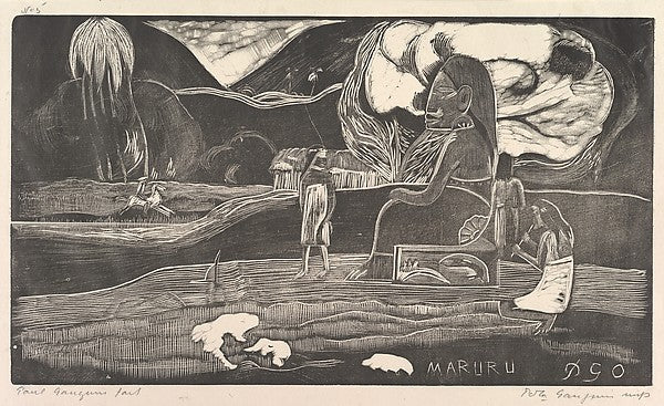Maruru 1893–94-Paul Gauguin,16x12"(A3) Poster