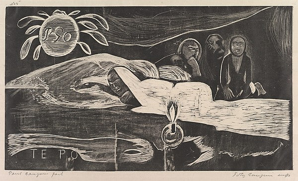 Te Po 1893–94-Paul Gauguin,16x12"(A3) Poster