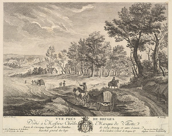 Martin de Monchy , After Crispijn de Passe the Elder , After-16x12"(A3) Poster