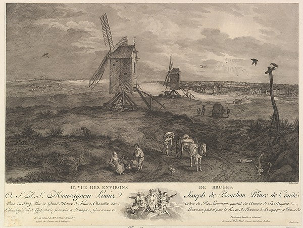 Jacques Philippe Le Bas , After Jan Brueghel the Elder:Secon-16x12"(A3) Poster