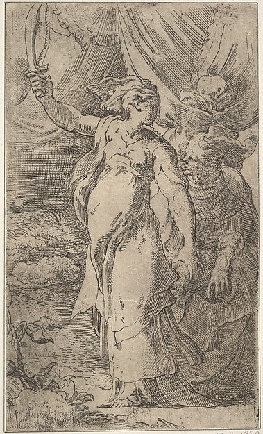 Judith early 16th cent-Parmigianino ,16x12"(A3)Poster