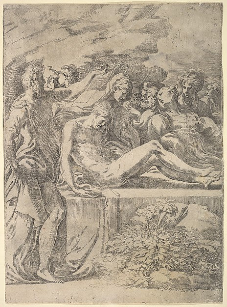 Entombment early to mid-16th cent-Parmigianino ,16x12"(A3)Poster