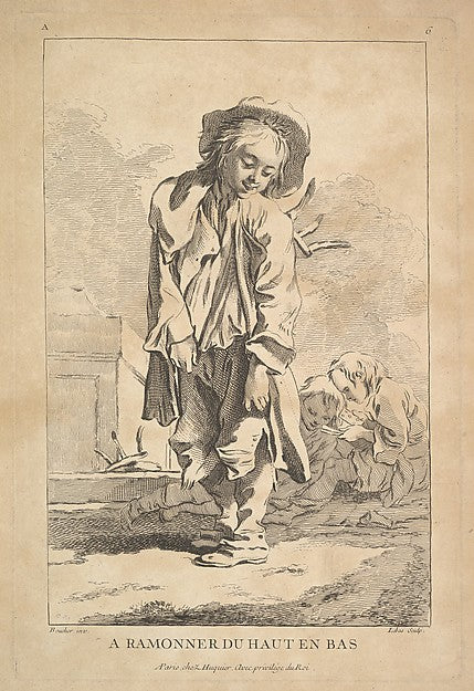 Sweeping from Top to Bottom-Jacques Philippe Le Bas, After Fra, Poster Print Wall Art