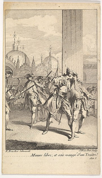 Frontispiece-Jacques Philippe Le Bas, After François Boucher , Poster Print Wall Art