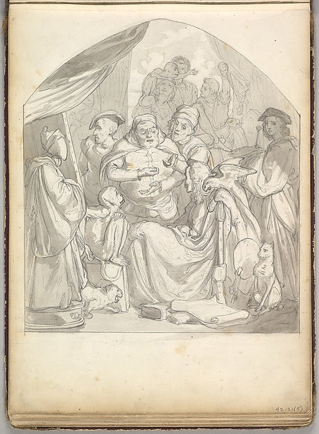 Frederic, Lord Leighton:Scene in an Artist's Studio c1849-16x12"(A3) Poster