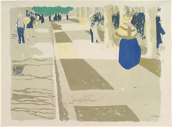 The Avenue from the series Landscapes and Interiors 1899-Édou,16x12"(A3) Poster