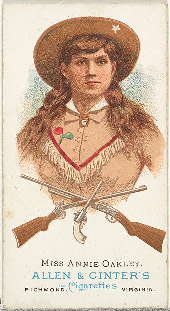 :Miss Annie Oakley Rifle Shooter from World's Champions Seri-16x12"(A3) Poster