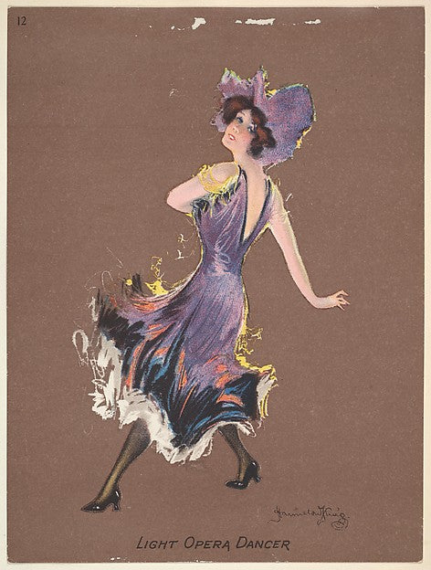Hamilton King:Light Opera Girl from the series "Hamilton Kin-16x12"(A3) Poster