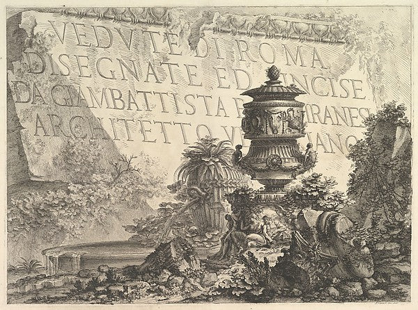 Frontispiece 1748-Giovanni Battista Piranesi, Poster Print