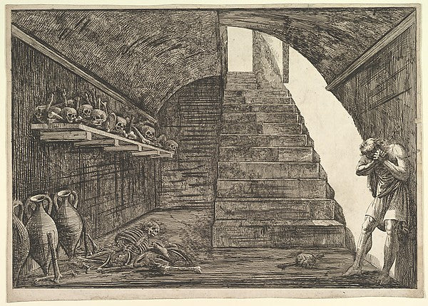 Prison Scene n.d.-Francesco Piranesi,After Giovanni Battista,16x12"(A3)Poster