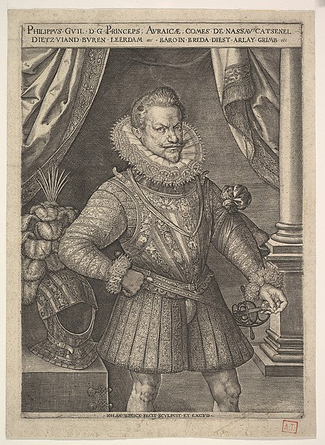 Philip William of Orange-Jan Wierix , Poster Print Wall Art