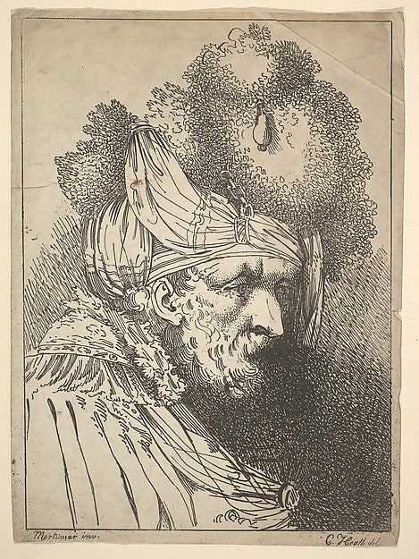 Oriental Head c1803-Charles Heath, the elder, After John Hamil, Poster Print