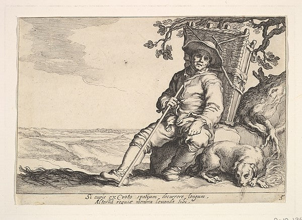 Pleasures of Occupation-Cornelis Bloemaert , Poster Print Wall Art