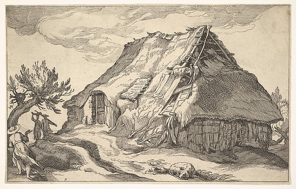 Landscape with Farmhouse 1613-Boetius Adams Bolswert, After Ab, Poster Print Wall Art