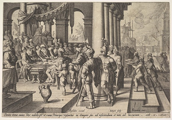Allegory of the Government of a Wise King 1588-Jacques de Ghey, Poster Print Wall Art