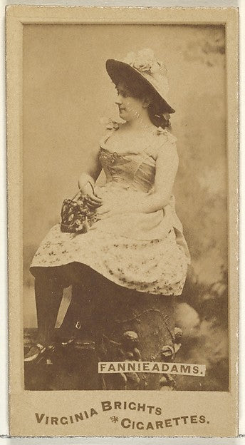 :Fannie Adams Virginia Brights Cigarettes-16x12"(A3) Poster